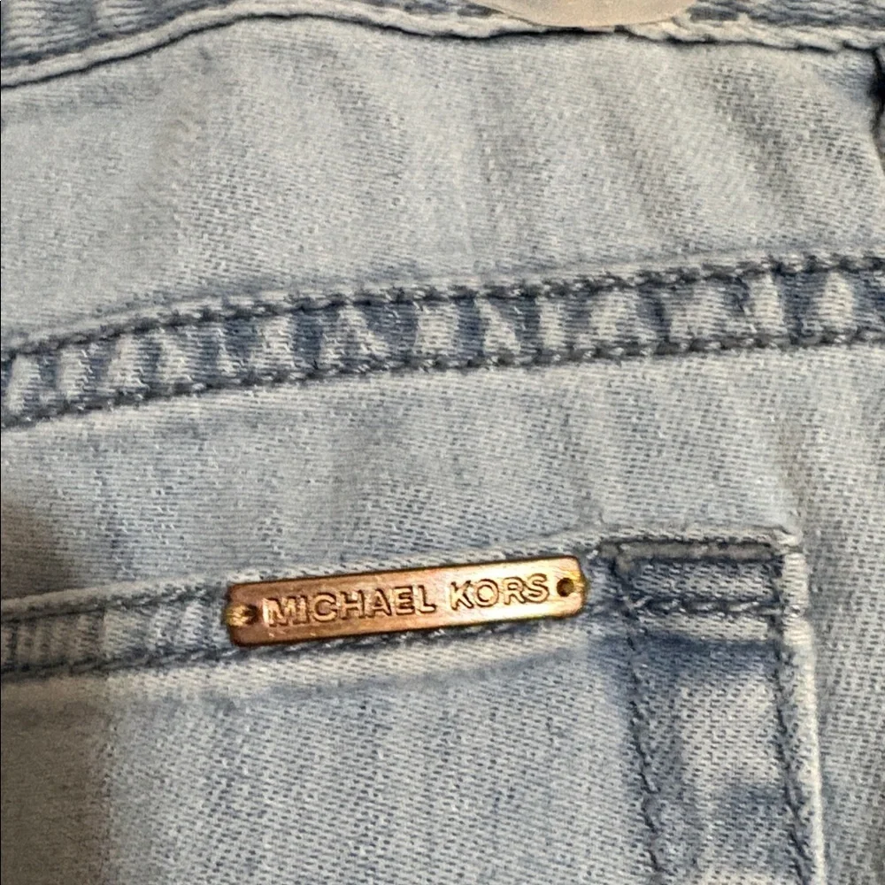 Michael Kors Light Blue Flare Jeans